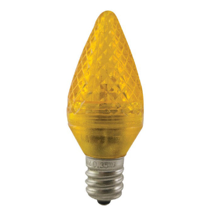 Aurio C7 E12 0.5W Retrofit Light Bulbs 25pcs/box Orange
