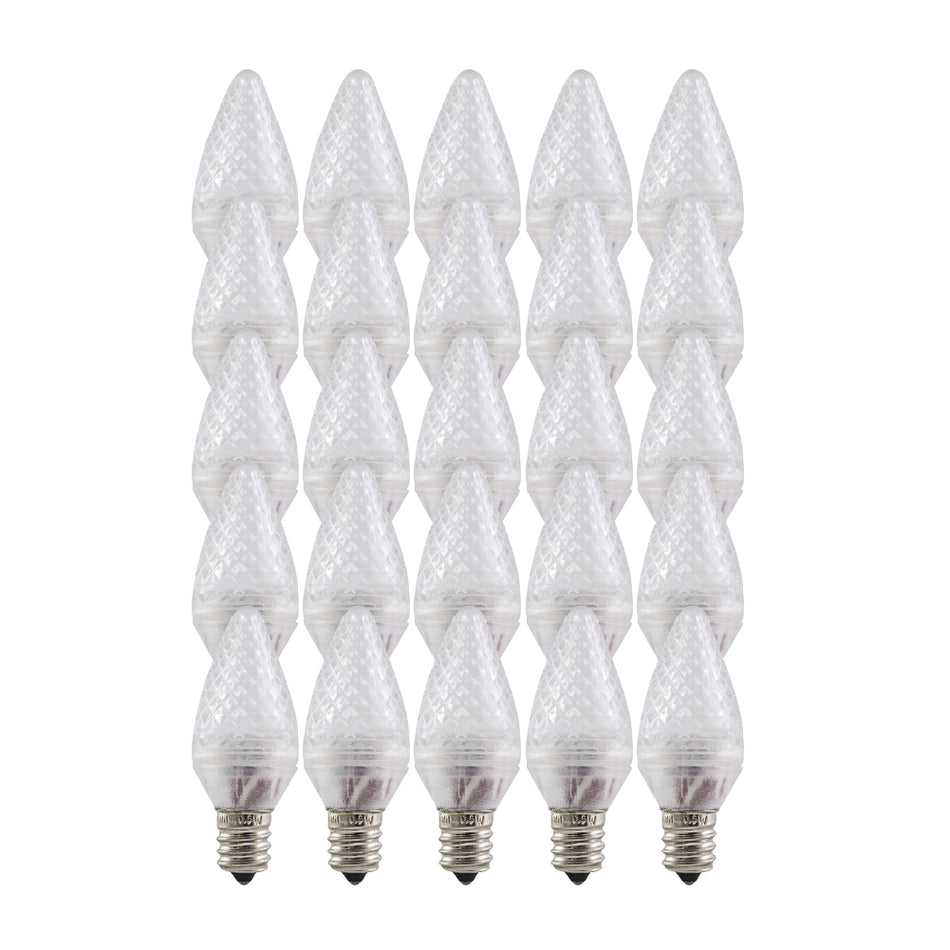 Aurio C7 E12 0.5W Retrofit Light Bulbs 25pcs/box Warm White