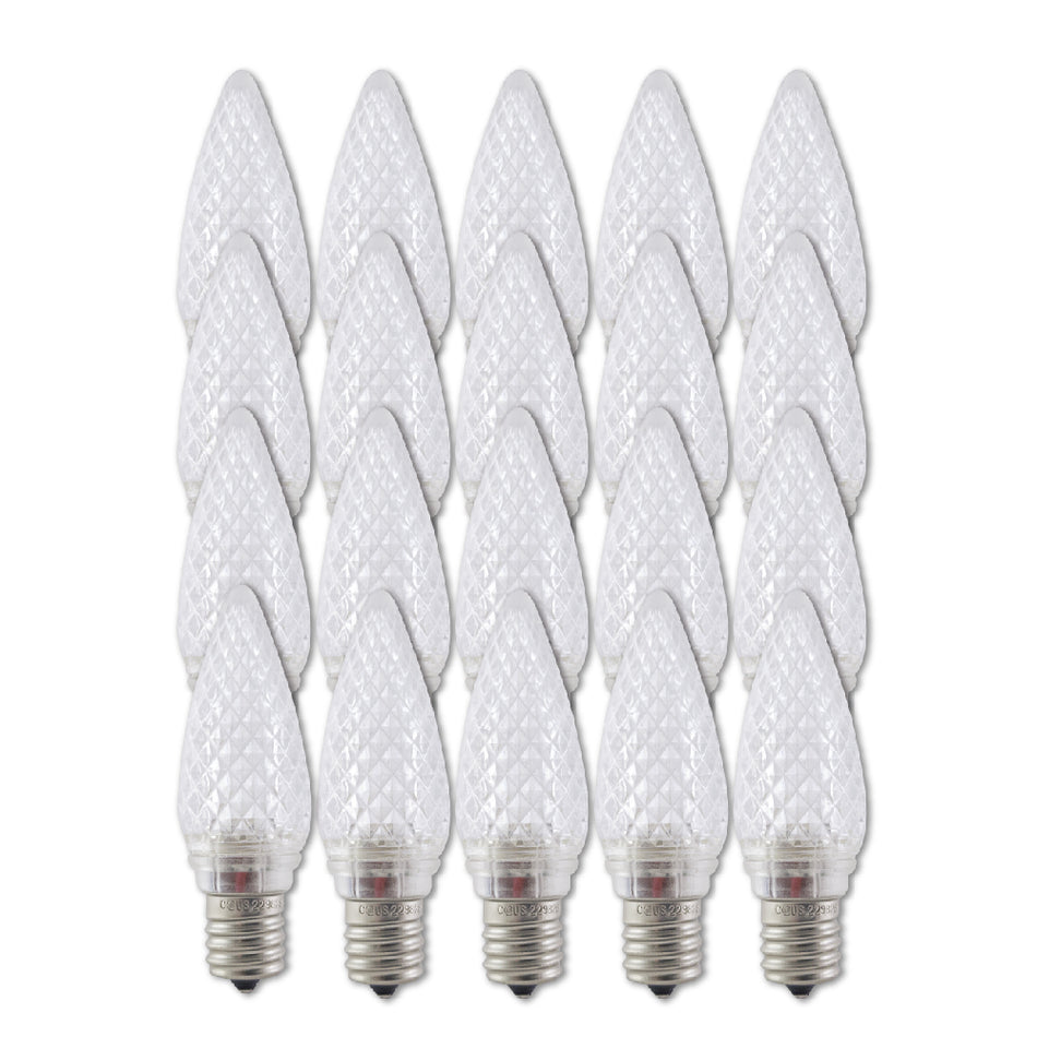 Aurio C9 E17 0.5W Retrofit Light Bulbs BLINKER 25pcs/box Warm White