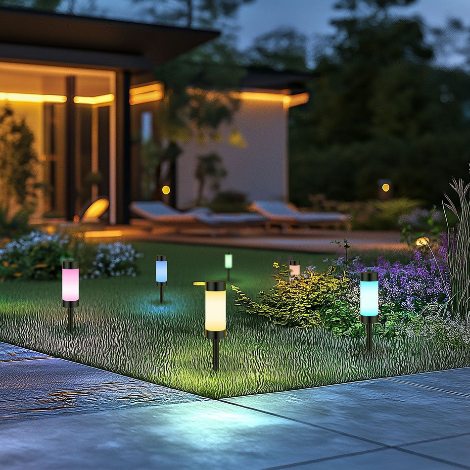 AurioTek 10 IN Column Pathway Light All-In-One Kit (6-Pack)