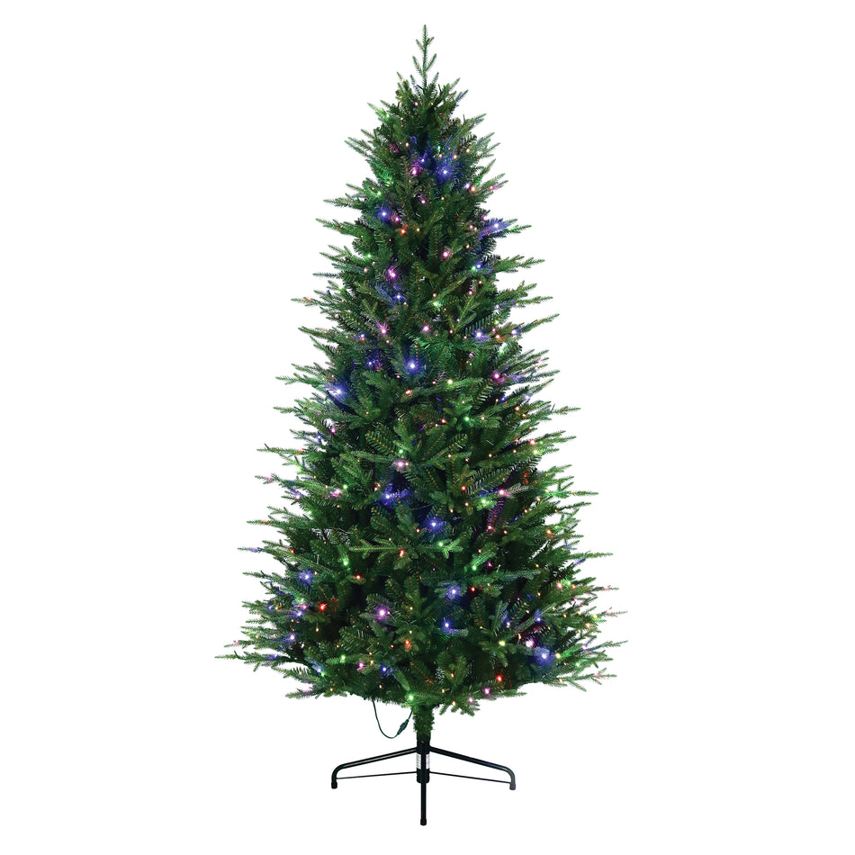 Aurio 7.5 FT Life-Like Nordic Fir Tree 16 Functions
