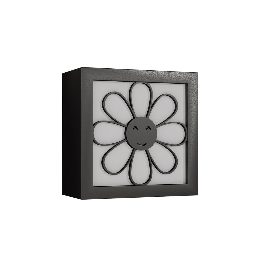 Aurio S&E Square Wall Sconce Light with Interchangeable Plates