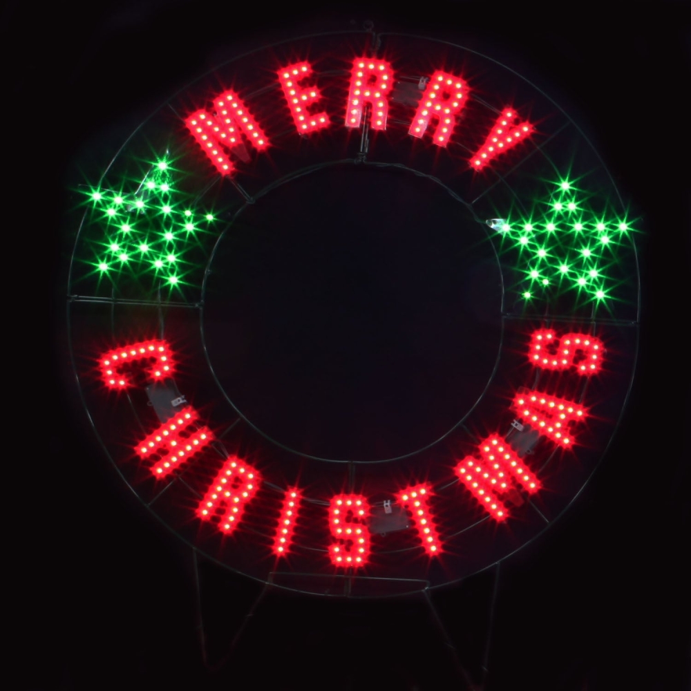 Merry Christmas Icon Sign