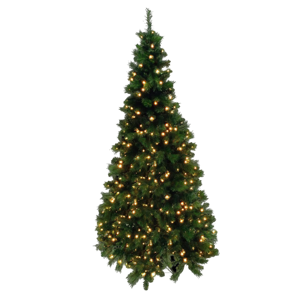 Aurio 7.5 FT Pre-Lit Indoor Tree 1000 Tips 440LED Starry Lights Color Change