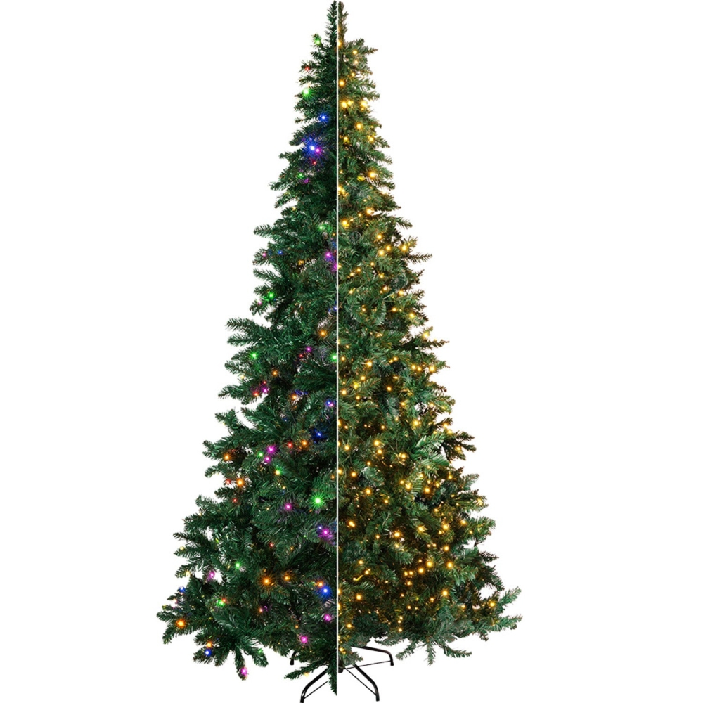 Aurio 7.5ft Pre-Lit Indoor Tree 1250 Tips 480 LED Starry Light Color Change