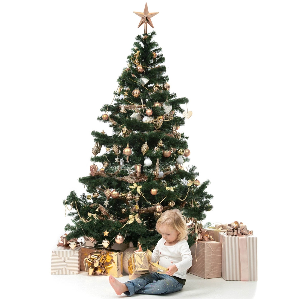 Aurio 6ft Christmas Tree 100% PVC 600 Tips Green