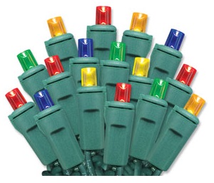 Aurio Micro Long Life 100 LED Light String Set Multi Color