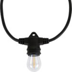Aurio 15 Socket Inline Style Patio Lights w/Bulbs