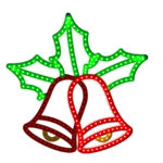 Aurio Hi-Vibrant 16 IN Motion "Ringing" Holiday Bell