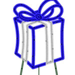 Aurio Hi-Vibrant 16 IN Present (Twinkling Blue & Pure White)