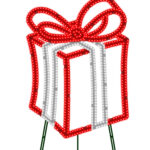 Aurio Hi-Vibrant 16 IN Present (Twinkling Red & Pure White)