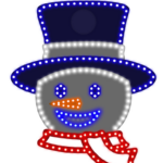 Aurio Hi-Vibrant 16" LED "Motion & Singing" Snowman