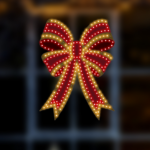 Aurio Hi-Vibrant 16" LED Lighted Bow Decoration