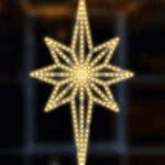 Aurio Hi-Vibrant 24" LED Lighted Bethlehem Star Decoration